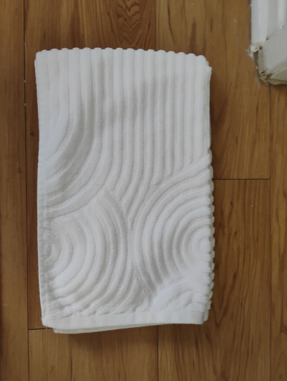 Threshold White Patterned Hand Towel